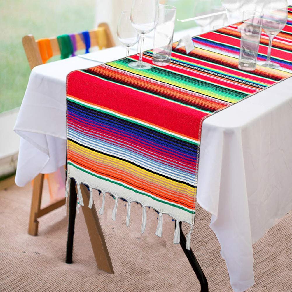 Best red table runner 84 in