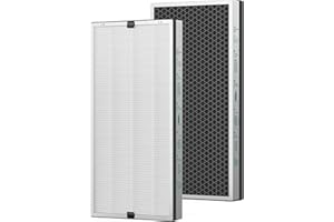 Jafända JF888 Replacement Filter, 2 Pack Original Filters, H13 True HEPA Filter(MERV 17), with 2.12 lb Activated Carbon, Remo