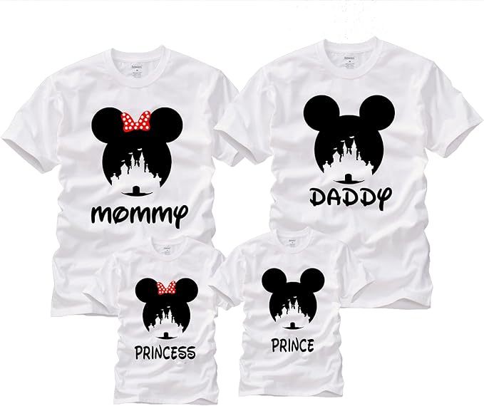 Amazon Dazzle Labs ミッキーとミニー お揃いファミリーtシャツ ディズニー Tシャツ カットソー 通販