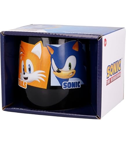 Pyramid International Sonic The Hedgehog Mug (Thumbs Up Design) In Presentation | UK - View #8