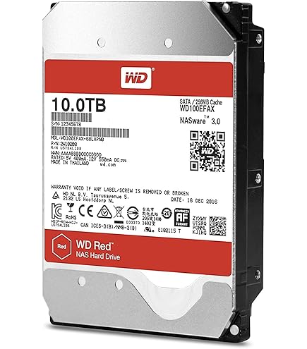 内蔵型ハードディスクドライブ HDD Western Digital 10TB/ NAS Hard drive Amazon.com: Western Digital 10TB WD Red Pro NAS Internal Hard