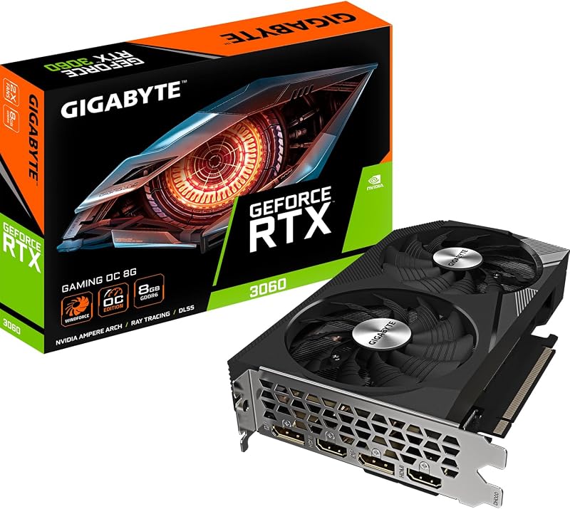 Gigabyte GeForce RTX 3060 GAMING OC 8GD V2 Graphics Card 8GB GDDR6