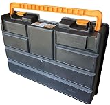 Saturnia Art Plast 3600 Tool Box Plastic Polypropylene Polystyrene Black Yellow view 4