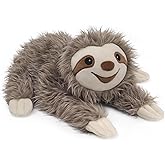 Sloth Stuffed Animals, Microwavable Stuffed Animal Adorable Fluffy Sloth Plush for Warmth & Comfort, Heatable & Coolable Lavender Scent Toy, Cute Soft Plushie Gifts for Kids Adult & Children Boy Girls