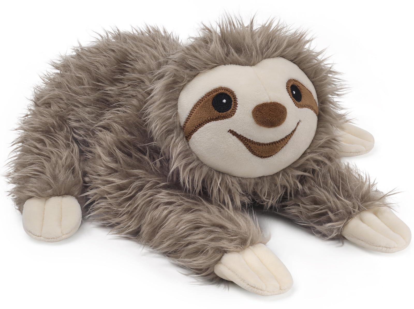 Sloth Stuffed Animals, Microwavable Stuffed Animal Adorable Fluffy Sloth Plush for Warmth & Comfort, Heatable & Coolable Lavender Scent Toy, Cute Soft Plushie Gifts for Kids Adult & Children Boy Girls