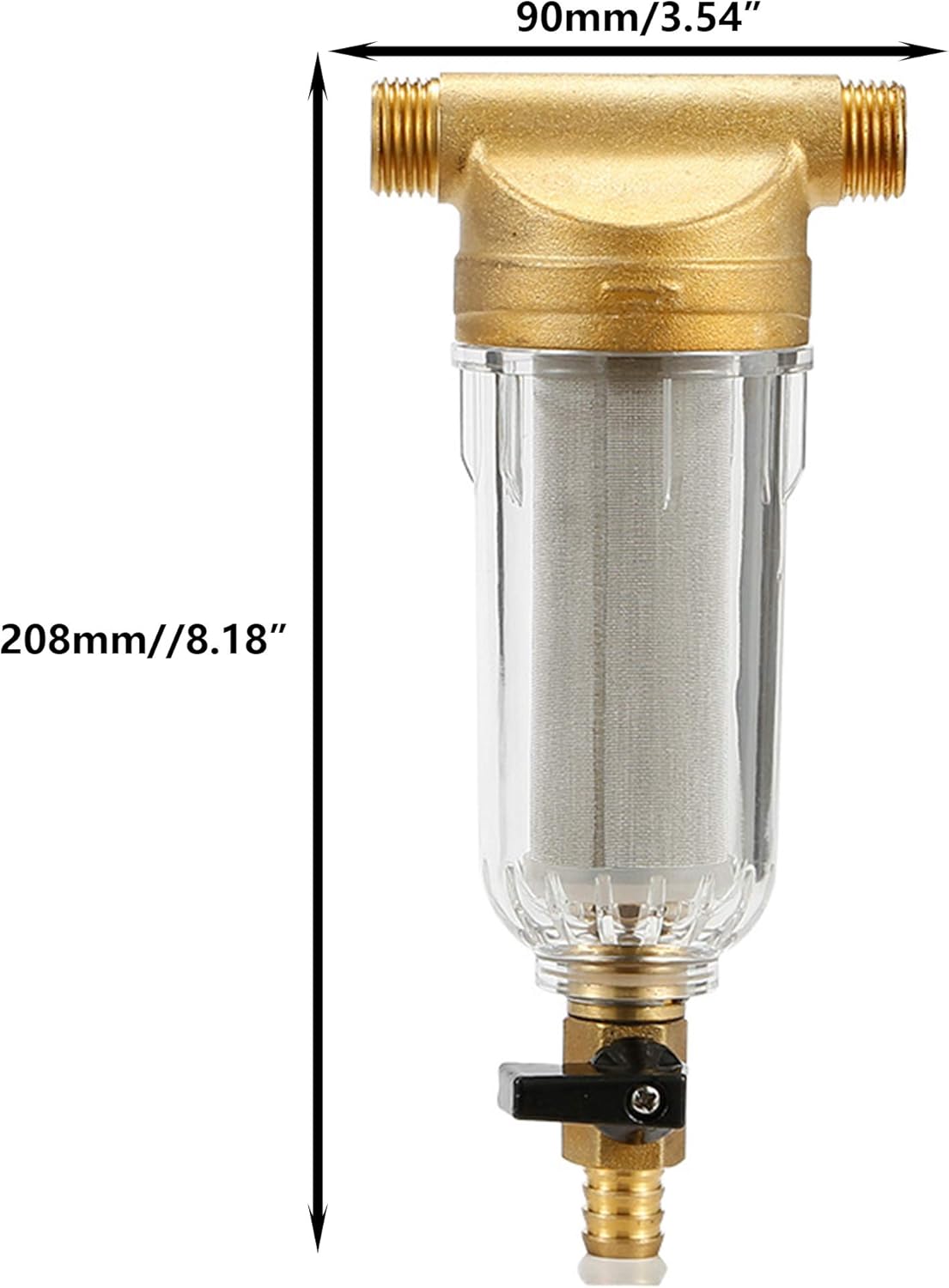 Industrial & Scientific 50 Micron 1 MNPT Water Filters Front Purifier