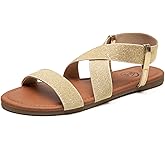 Trary Women's Dressy Summer Sandals, Elastic, Cute, Open Toe, Wide, Sandalias Para Mujer