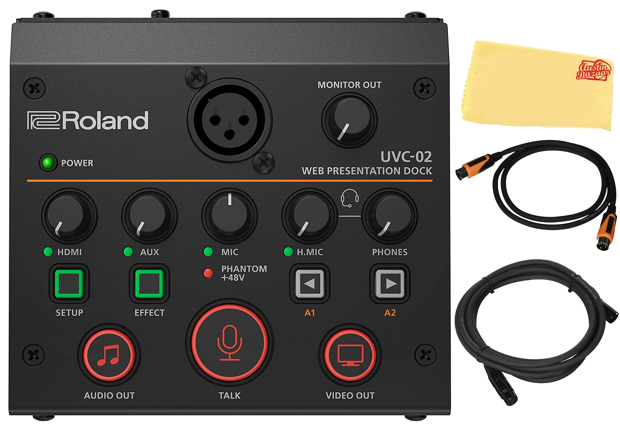 Roland UVC-02 Web Presentation Dock Bundle with