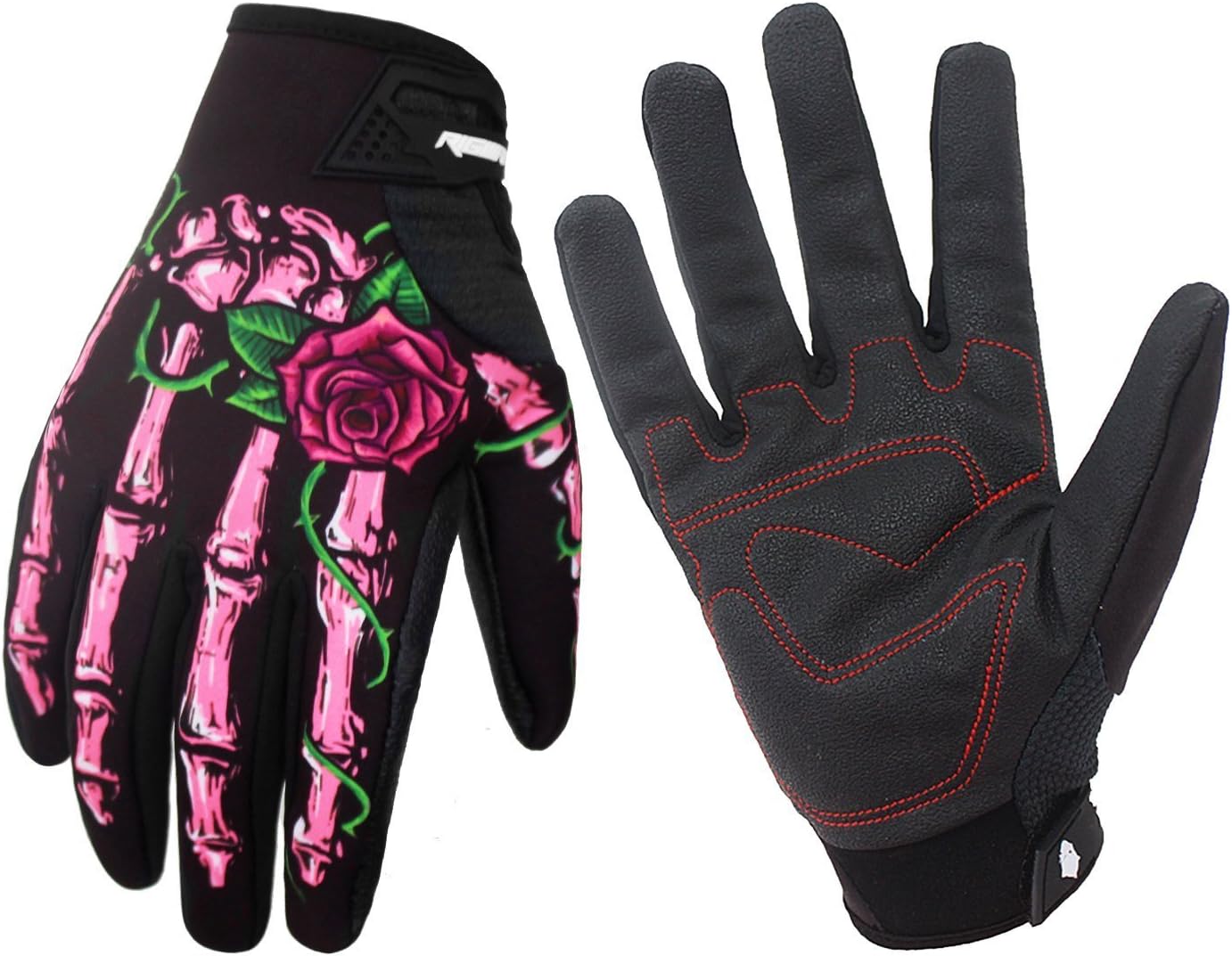 RIGWARL Winter Windproof Waterproof Touch Screen Glove Skull Zombie Bone Design Cycling Climbing Motorcycles Cycling Gardening Gloves Men & Women: Clothing