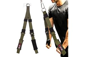 TAVIEW Tricep Rope Cable Attachment Adjustable (26-56 Inches), 27/36/48/55 Inches Long Tricep Rope Alternative, Greater Range of Motion,Gym Rope Equipment for Home/Gym Accessories