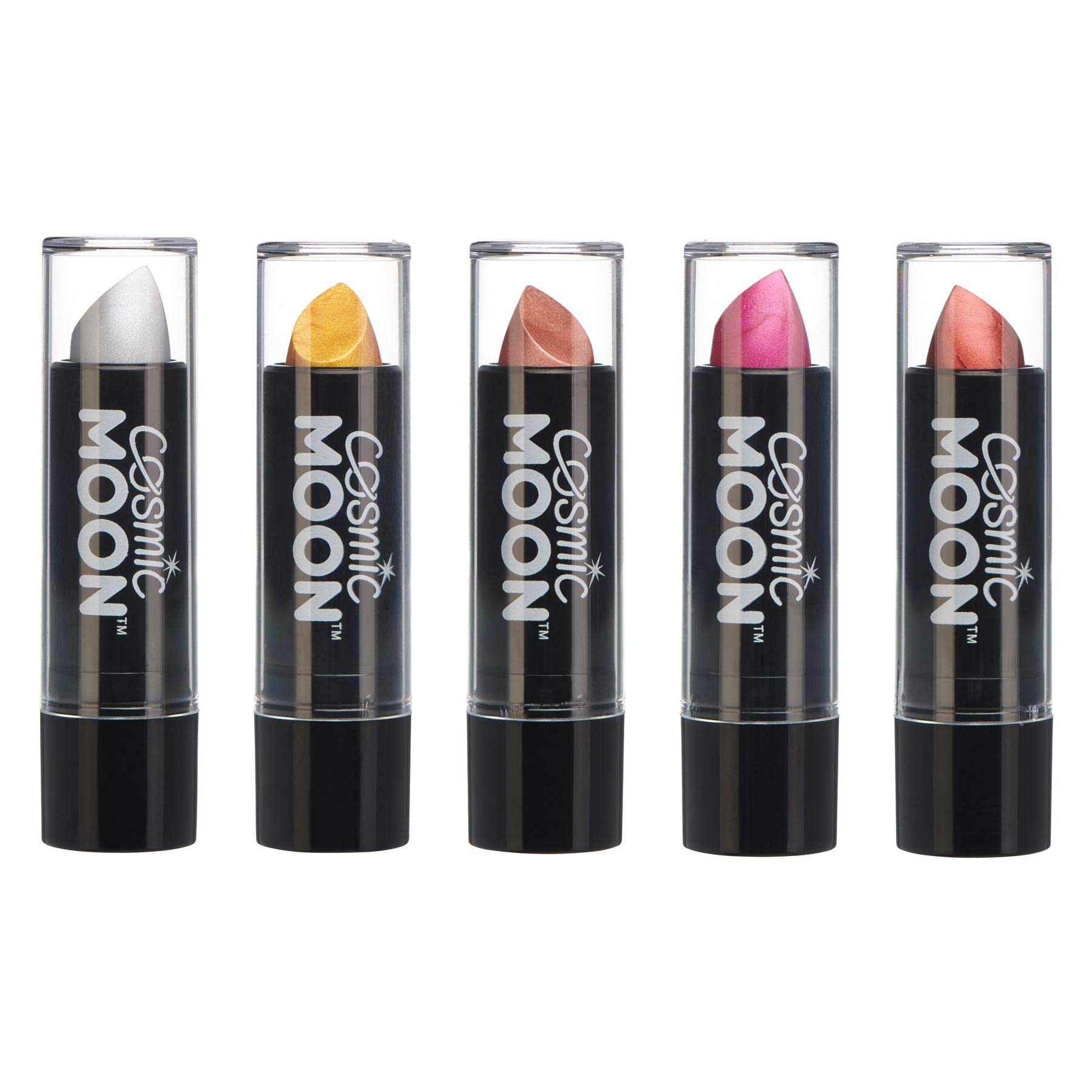 Metallic Lipstick by Cosmic Moon - For mesmerising metallic lips (Set of 5)