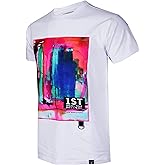 Screenshotbrand Mens Hipster Hip-Hop Urban Tees - NYC Street Fashion Longline Print T-Shirt