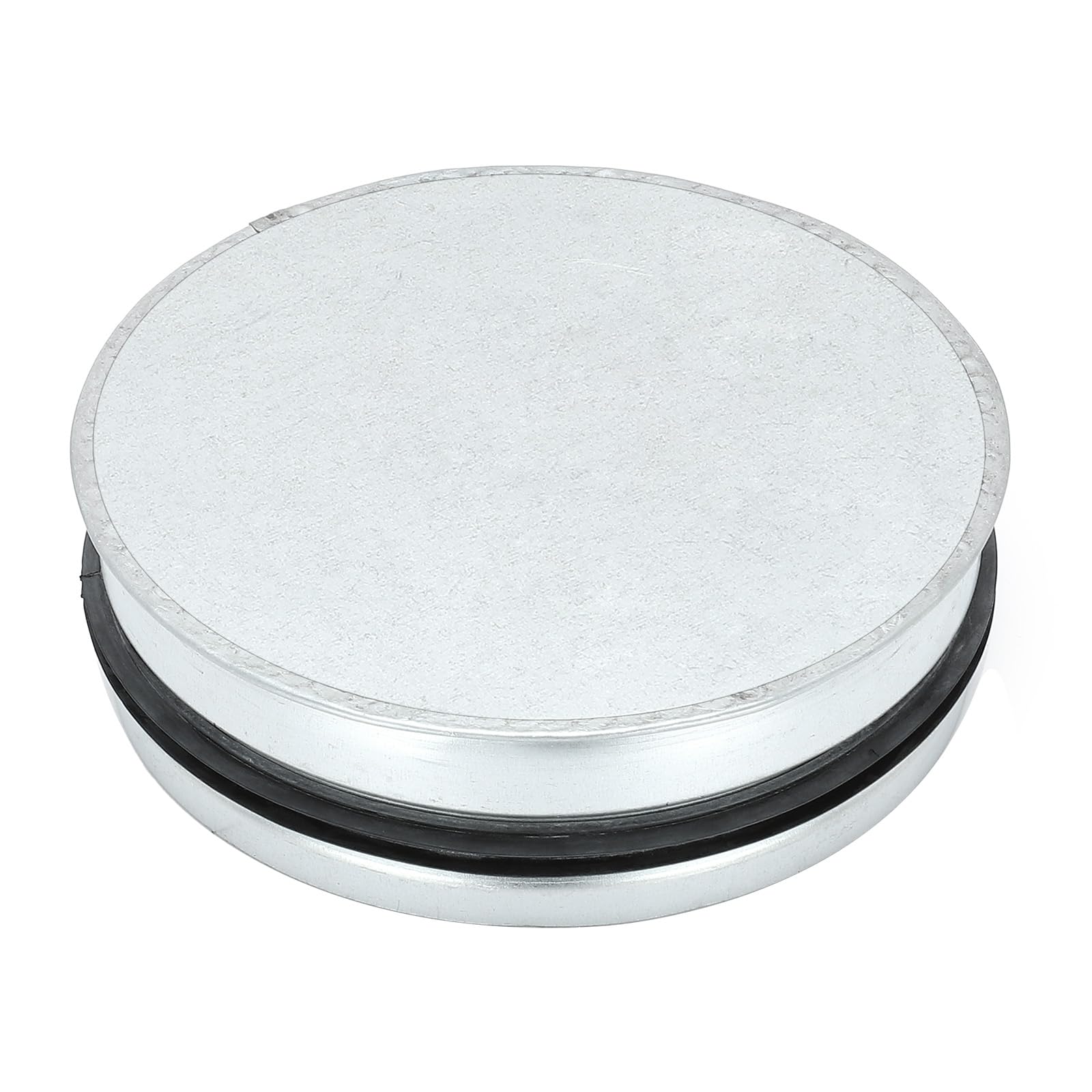 PATIKIL 6 Inch Metal Tee Cap, Galvanized Steel Duct End Cap Dry Vent Cover Ducting Sealing Tee Plug with Rubber Gasket for HVAC Systems Indoor and Outdoor Use โ image 1