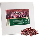 Mixyway 1.75 Oz (50 g) Dried Hibiscus Flowers – 100% Natural Roselle (Hibiscus sabdariffa) – Sealed Pack in Box – Loose Leaf for Hot & Iced Tea
