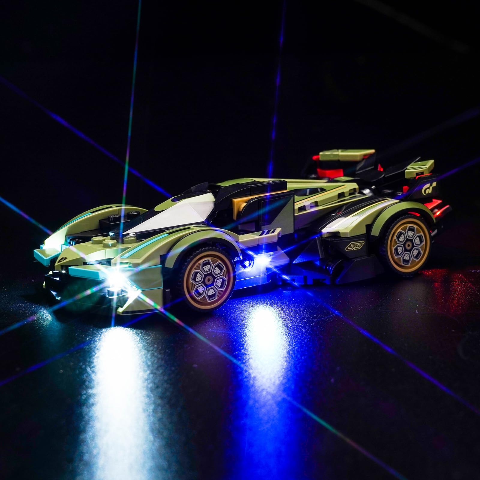 Led Light Set for Lego Lambo V12 Vision GT Super Car (No Lego), Decoration Lighting Set for Lego 76923 Lambo V12 Vision GT Super Car Creative Toys