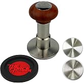 The Force Tamper-Espresso Coffee Tamper Coffee Press Tool Food Grade Stainless Steel Base Extend Set (Jelly, 58.50mm)