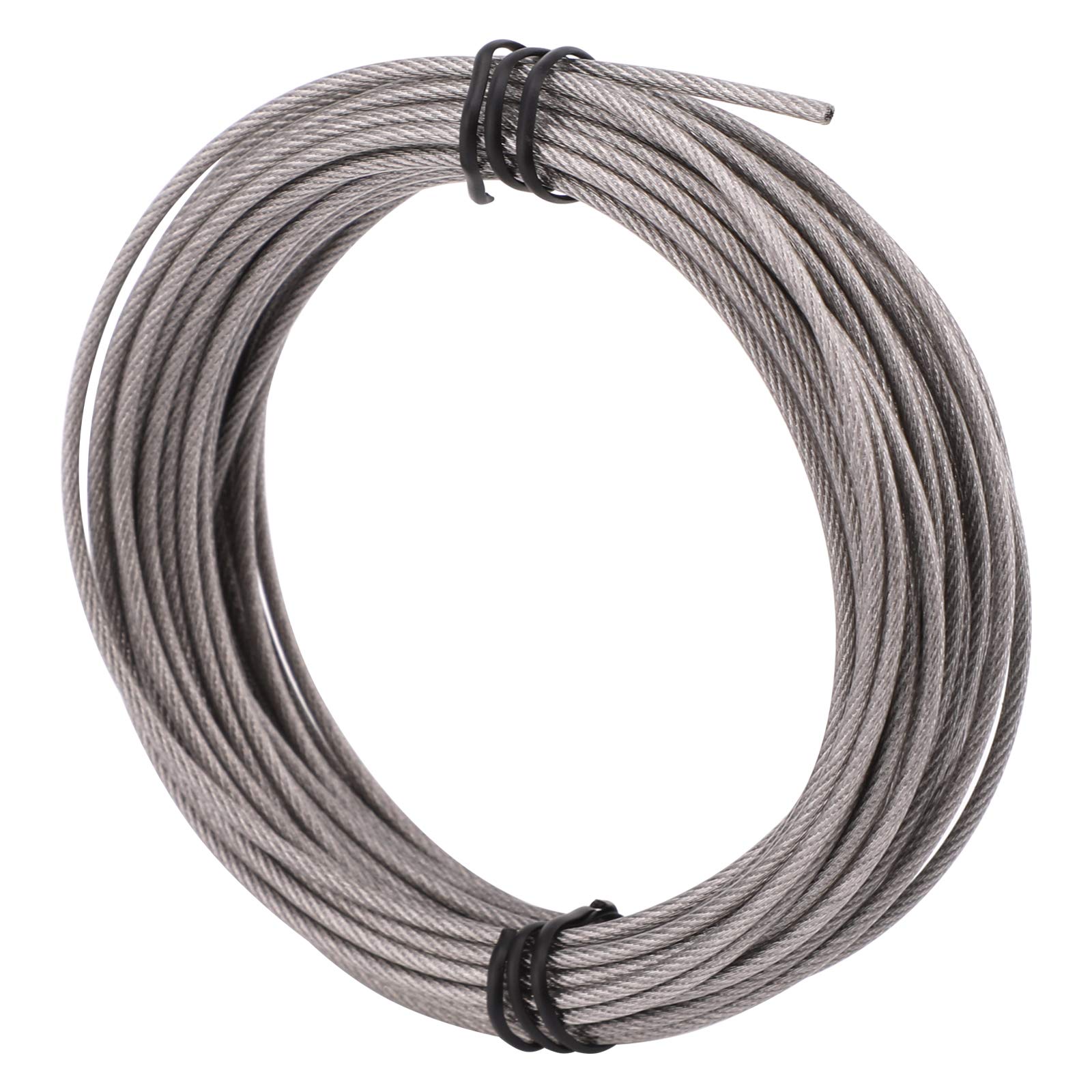 SAVITA 2 mm×10m (32.5 feet) Stainless Steel Heavy-Duty Picture Hanging Wire, Suitable For Garden, Home DIY, Mirror, Clock, Photo Frame, Artwork Support and Suspension