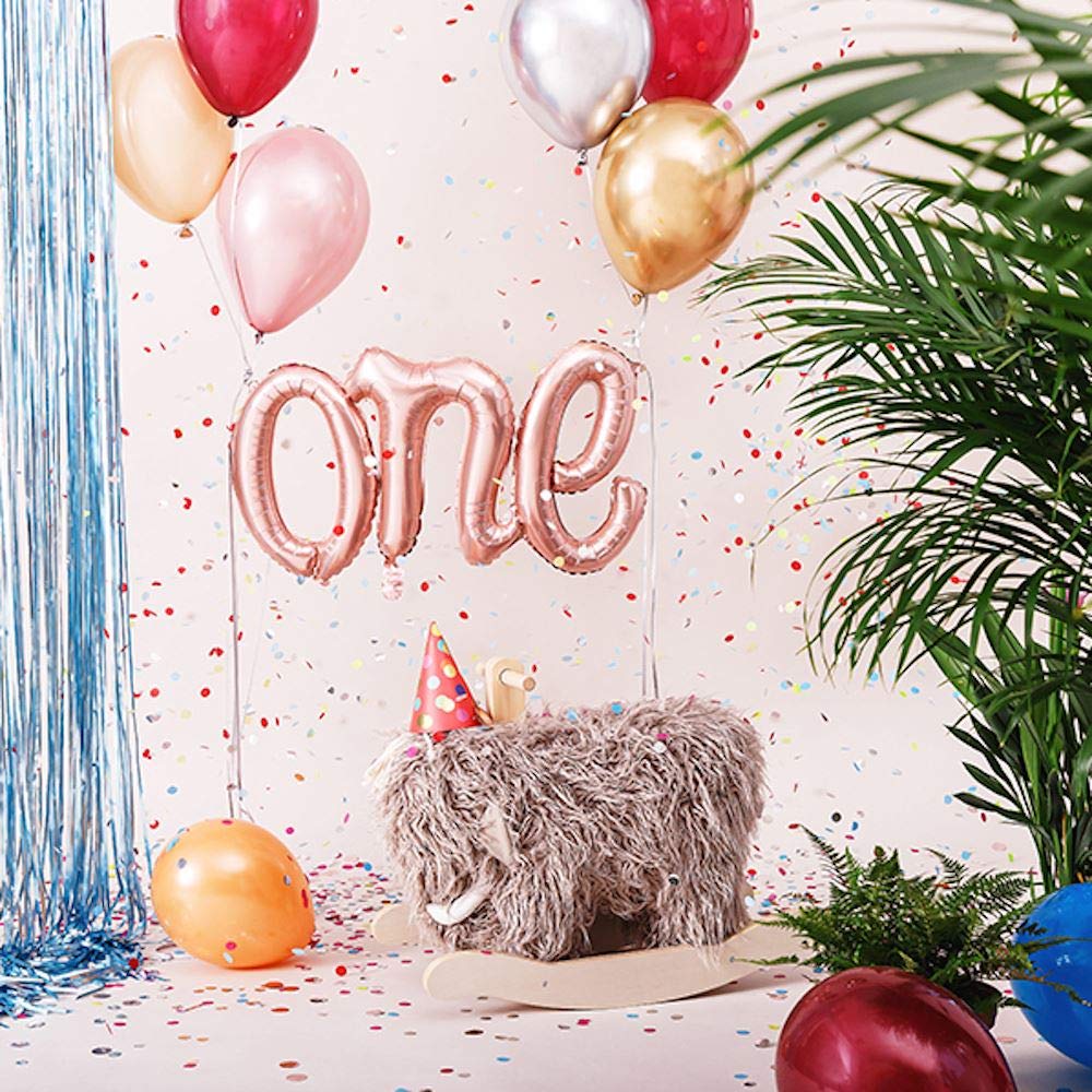 Rose Gold ONE First Birthday Foil Balloon | First Birthday Party | No 1 Balloon | Rose Gold Party | First Birthday Celebration