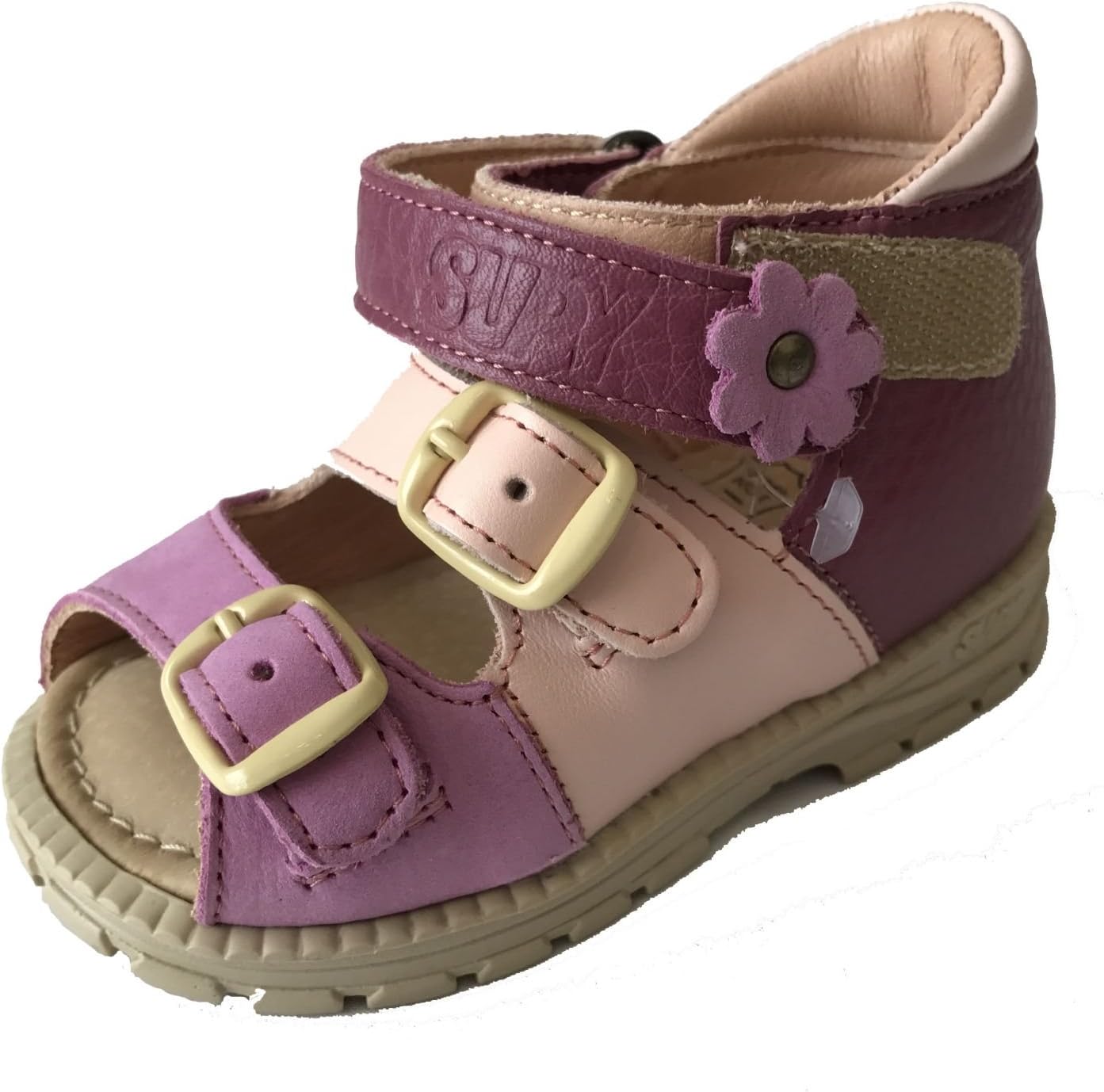 Supykids SOMA Purple-Pink Girls Children Kids Sandals Shoes Supination Flatfoot Prevention