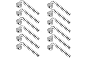 HOIGON 50 PCS Universal Pallet Rack Drop Pin, M7 Round Heavy Duty Head Pallet Rack Safety J Bolts for Warehouse, Home or DIY 