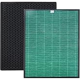 Airmega 230 Filter True HEPA for Coway Airmega 230/240 Air Purifier (AP-1821F) with Max 2 Green HEPA and Active Carbon Clean Dust Hair - Used for Home Large Room - 2 Pack Part # 3111151