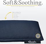 Qomfor Microwavable Wheat Bag 3-Chamber Dark Blue 46x12 cm 700g view 2