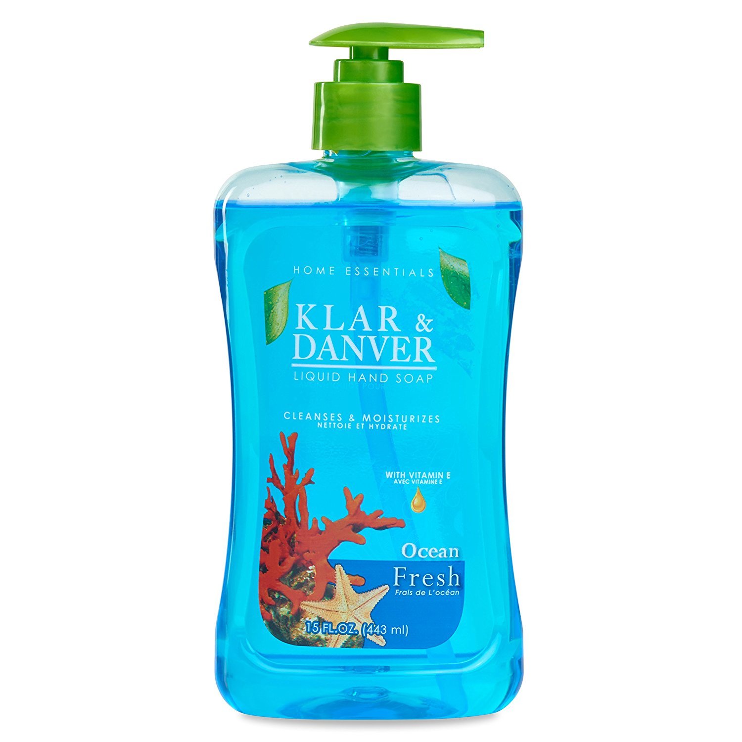 Klar & Danver Liquid Hand Soap OCEAN FRESH 15 oz Beauty