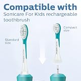 Philips Sonicare for Kids Compact Replacement Heads 3+ Blue 4 Pack HX6034/33 view 6