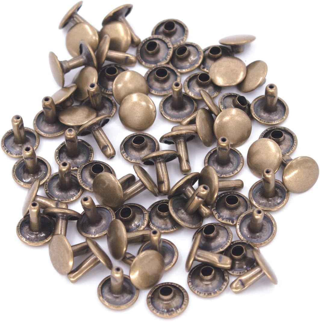 Trimming Shop Double Cap Rivets, Tubular Brass Studs for Clothing ...