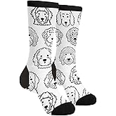 AIMASTZ Yoga French Bulldog Unisex Funny Novelty Socks, Funky Crazy Cool Crew Dress Socks