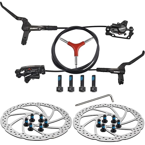 TPard MTB Hydraulic Brake Set Bicycle Disc Brakes Kit with 160mm