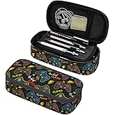 Fun Game Gamer Controller Pencil Case Big Capacity Storage Pencil Pouch Stationery Bags With Zipper Portable Pen Holder Box Organizer For Boys Kids Student College School Office Supplies