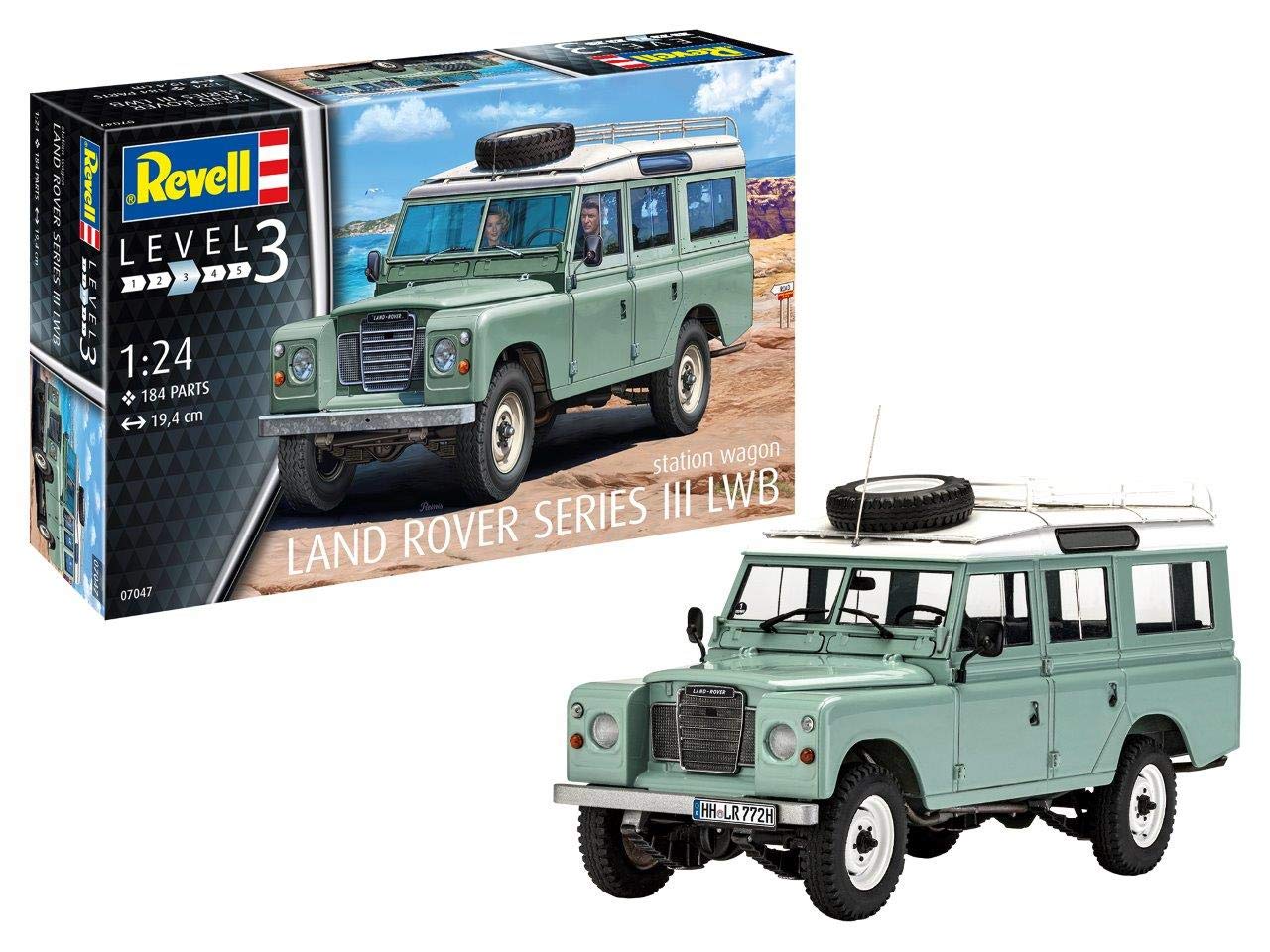 Revell 07047 Land Rover Series III LWB station wagon 1:24 Scale Unbuilt/Unpainted Plastic Model Kit