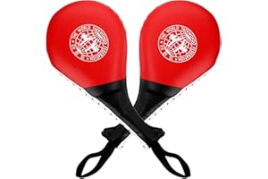 Frcctre 2 Pack Taekwondo Kick Pads, Durable Striking Kick Pads, Kicking Target Pads Punching Paddles for Tae Kwon Do Karate K