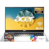 Acer Aspire Go 15.6" High-Performance Business Laptop, AMD Ryzen 7 7730U 8-Core 16-Thread, AMD Radeon Graphics, FHD (1920 x 1080) IPS Display, 16GB RAM, 256GB SSD, Wi-Fi 6, Windows 11, RJ-45 Ethernet