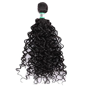 Amazon Com Nice Warm Black Curly Hair Extensions Brown Water
