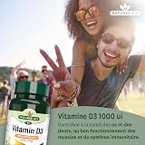 Natures Aid Vitamin D3 1000iu Veg Tablets 90 High Strength Supplement view 2