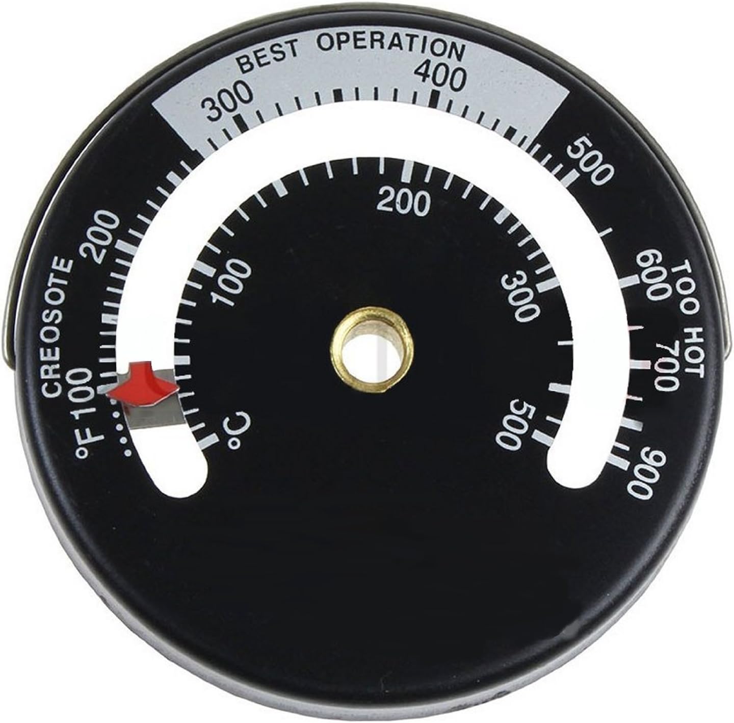 Fire Stove Pipe Thermometer Gauge Amazon.es Jardín