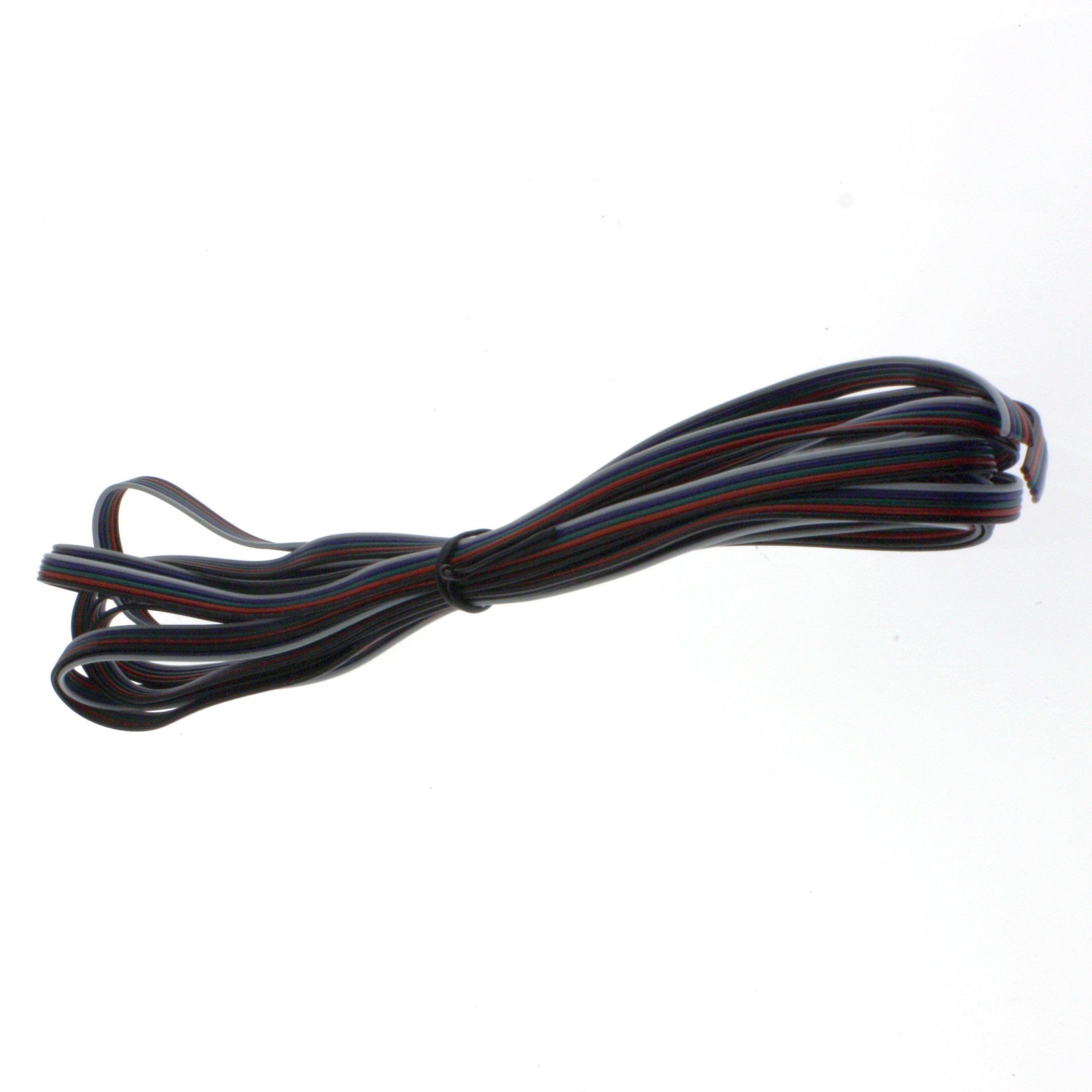 RGBW Extension Cable (Ribbon Cable) for RGBW LED Strip SMD5050 from 5-50 Metres (5 Metres)