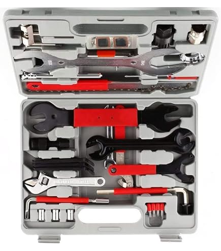 Kit D'outils De Réparation Vélo Multifonction – Cliquet Bidirectionnel, Barre De Pneu 40Cr, Connecteur Magnétique – Sac De Rangement Inclus – Pour VTT, Route, Scooter
