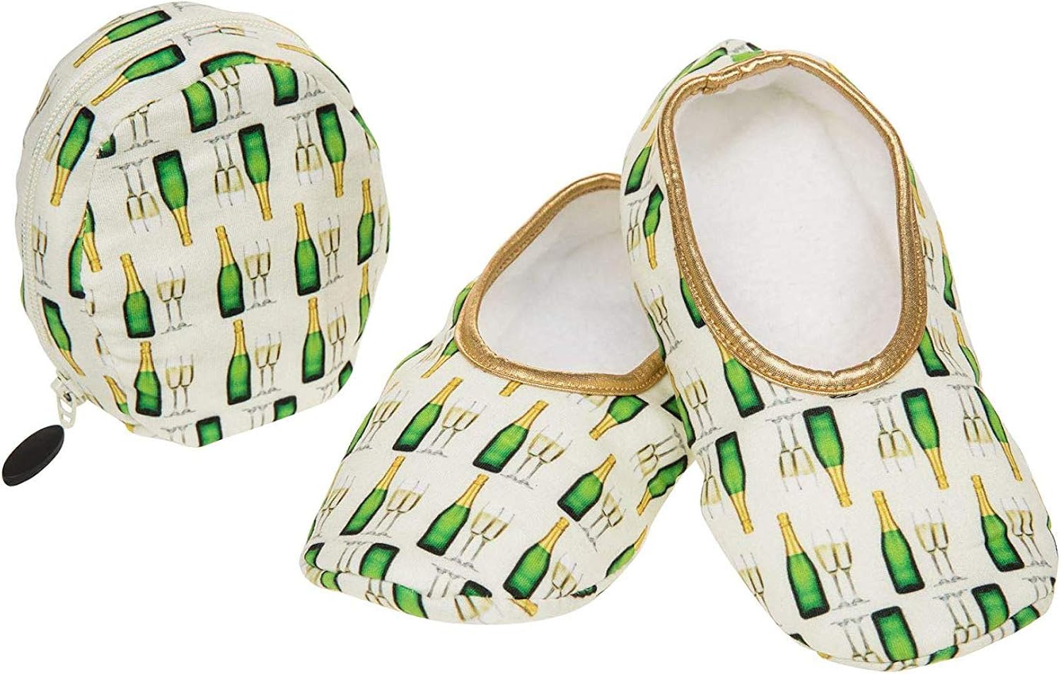 slippers in a pouch
