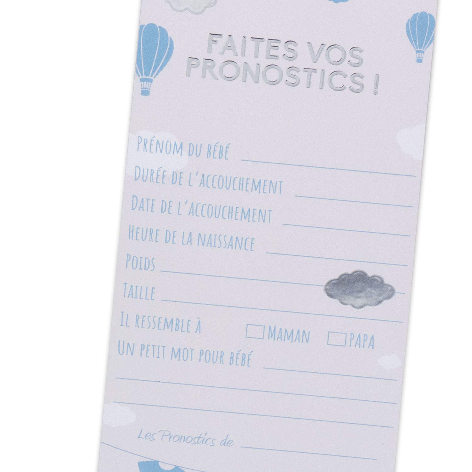 Jeu Et Pronostics De Naissance A Faire Entre Amies Fille 10 Cartes Olilly 10 Cartes Pronostic Pour Baby Shower Cuisine Maison Decorations Et Accessoires De Fetes Centroarco Com