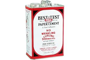 Best-Test White Rubber Paper Cement, 1-Gallon