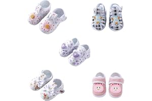 Xunwa Baby Doll Shoes for 22 Inch Lifelike Newborn Reborn Dolls, Dolls Shoes for 22-24 Inch Baby Dolls Girl (pattern1, 22)