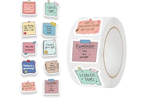 500Pieces Motivational Sticker Water for Notebook Journal Phone Case Laptop Reward Motivational