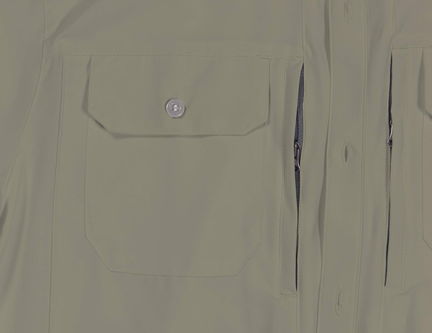 Little Donkey Andy Men's Lightweight Short Sleeve Shirt Quick Dry Stretch Shirt for Hiking Travel, UPF50 : Clothing
