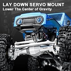 INJORA +4mm Diamond Axles with Lay Down Servo Mount