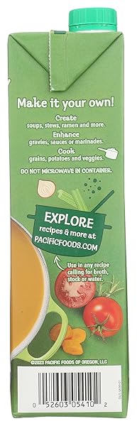 PACIFIC NATURAL FOODS ORGANIC VEGETABLE BROTH (1 X 32 FL OZ)