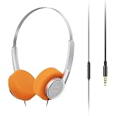 SNOWSKY FiiO Wind PRO Lightweight On-Ear Headphones, 77g, 40mm Dynamic Driver, Semi-Open Hi-Fi Sound, Retro Design, 3.5mm Wired Headphones with in-Line Controls (Silver)