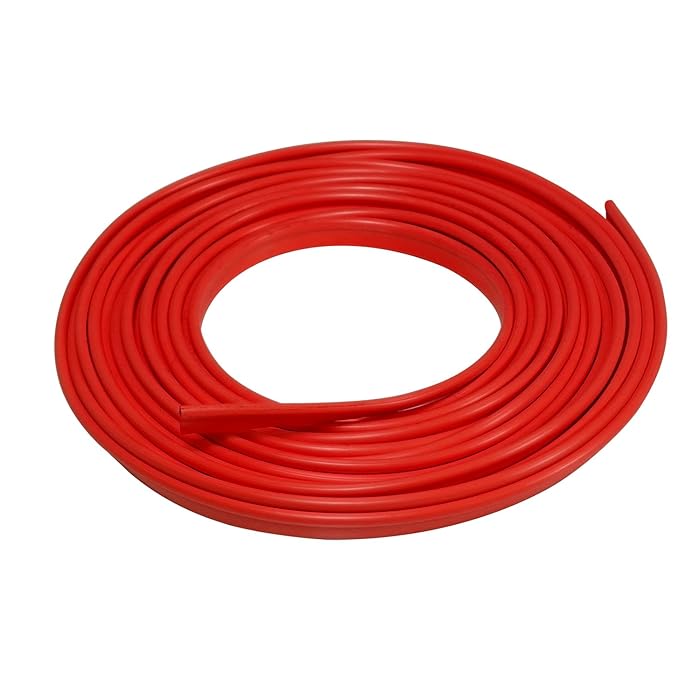 EJ's SUPER CAR Car Interior Moulding Trim, 16FT(5M) Color Film Car Interior Exterior Decoration Moulding Trim Rubber Seal Protector Fit for Most Car(Red)